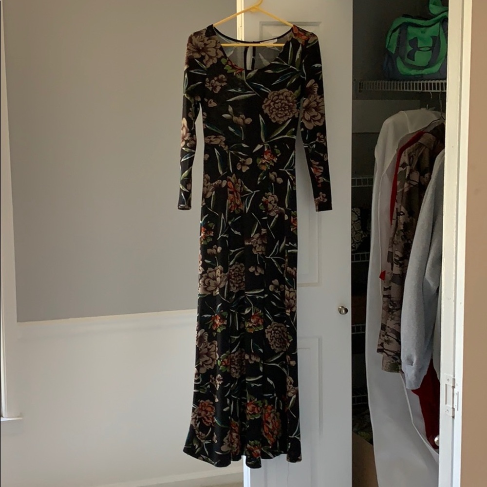 Floral maxi dress